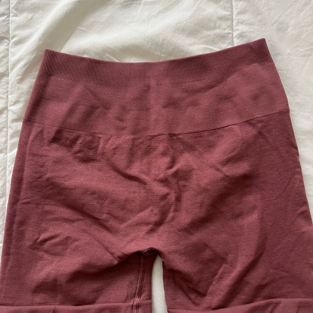 Alphalete Pink Bike Shorts Lightweight Elastic Waist